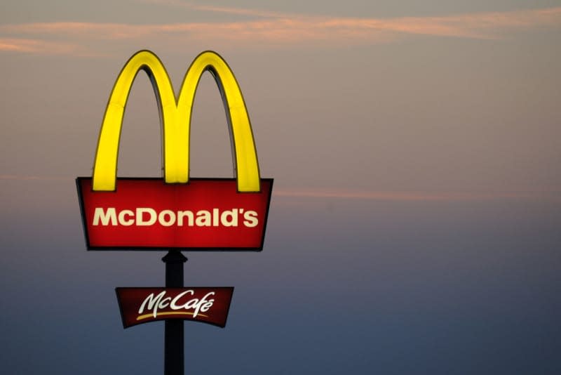 The McDonald's logo is pictured at a branch in Sulzemoos. The American fast-food chain McDonald's wants to expand in Germany in the coming years, the CFO of McDonald's Germany said in remarks published by the Funke Media Group on September 7. Tobias Hase/dpa