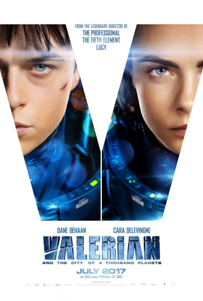 „Valerian – Die Stadt der Tausend Planeten“-Plakat