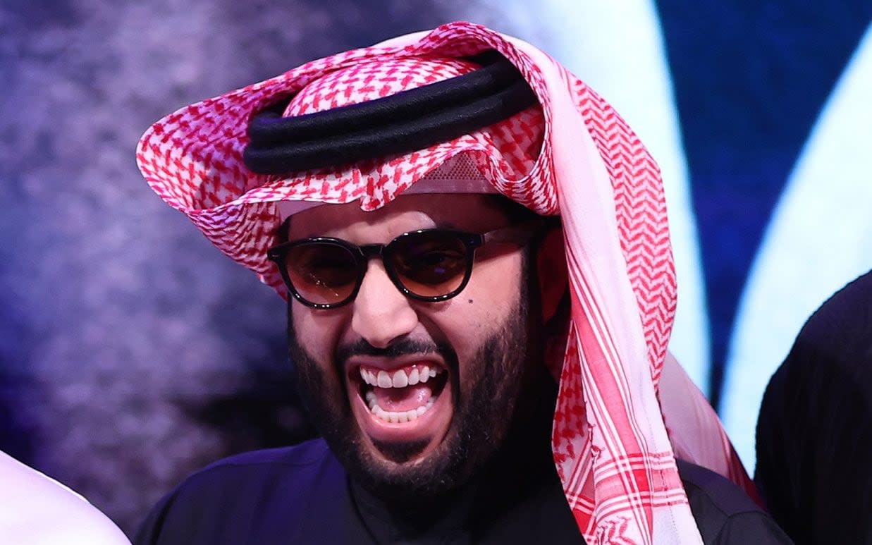 Turki Alalshikh smiling