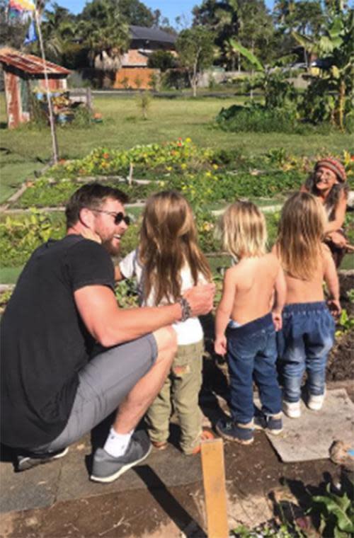 Chris Hemsworth's cutest dad moments