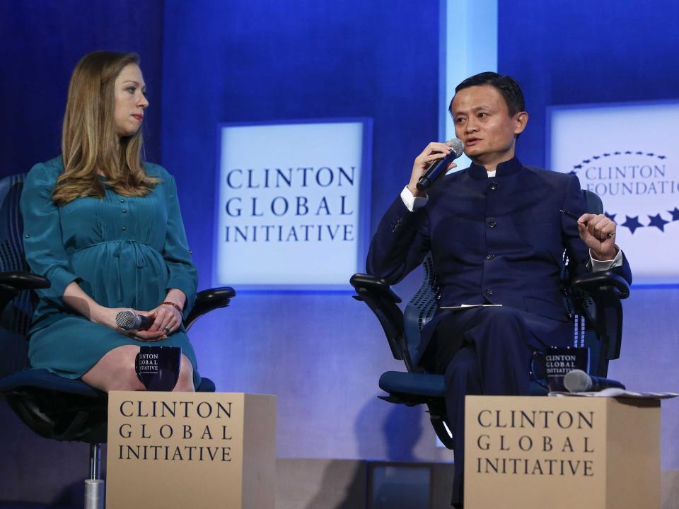 jack ma chelsea clinton