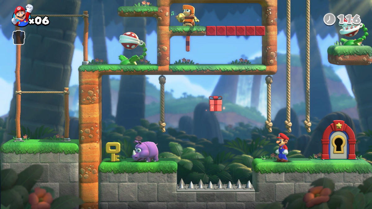يعد Mario vs. Donkey Kong وضعًا بسيطًا وغريبًا وملفتًا للنظر