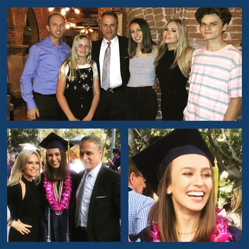 Tamra Judge and Sidney Barney reunite with family at Sidney's high school graduation in June