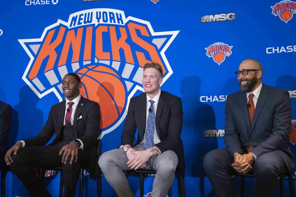 The New York Knicks were fined by the NBA for banning the New York Daily News from a press conference.