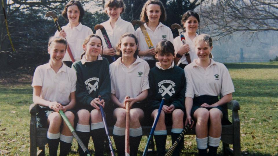 St Andrew's School Team Photo Of Kate Middleton