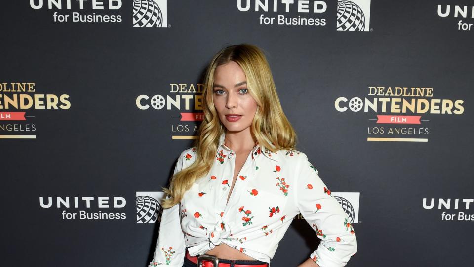 margot robbie at deadline contenders film los angeles held at the directors guild of america on november 18, 2023 in los angeles, california photo by gilbert floresdeadline via getty images