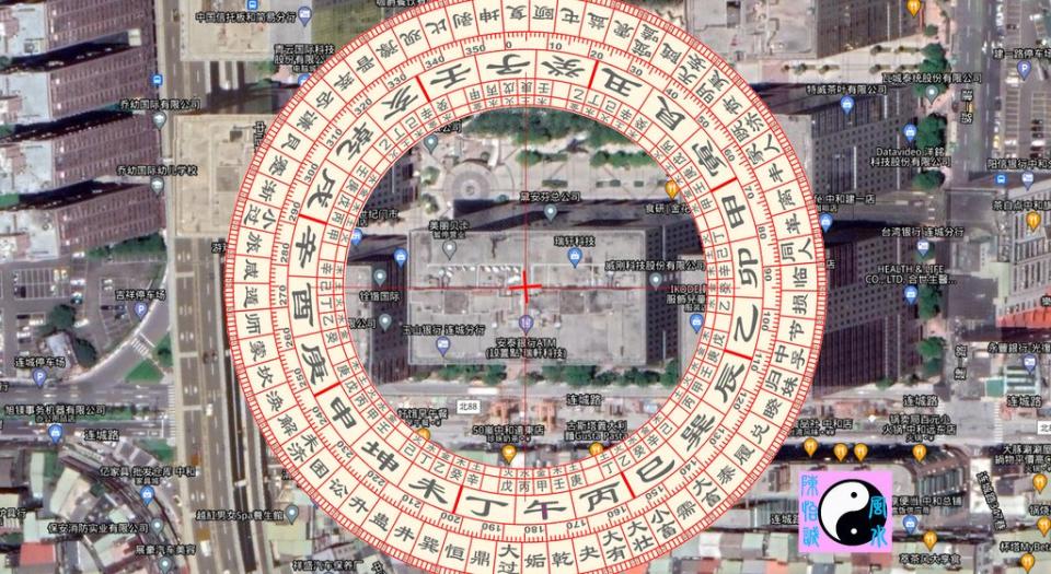《圖說》瑞軒科技台北公司方位圖，摘自google網。