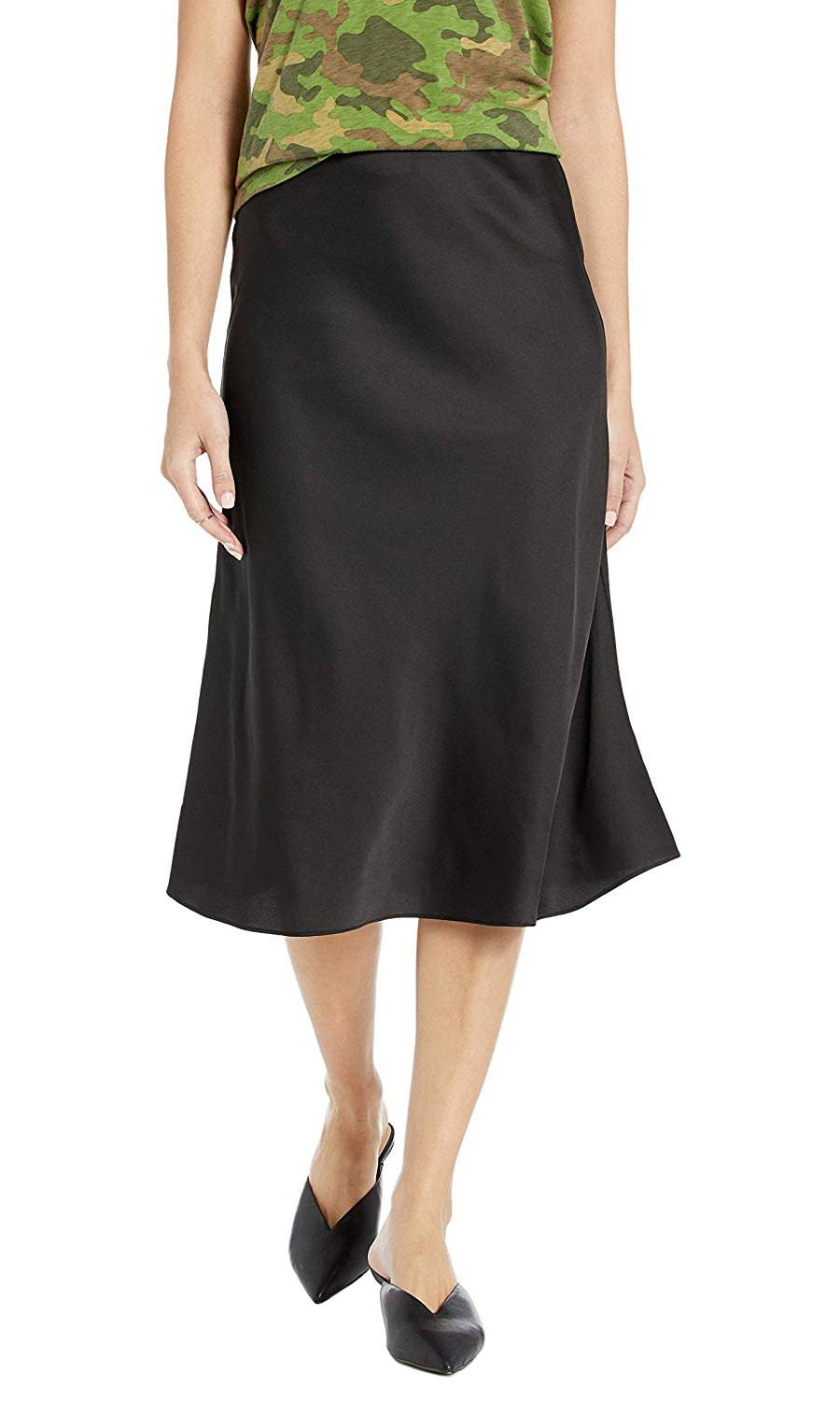 The Drop Maya Silky Slip Skirt