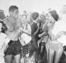 <p>John F. Kennedy grew up sailing by the shore in Hyannis, Massachusetts, so it should come as no surprise that the future president was an ace swimmer. During his days at Harvard University, he was a member of the <a href="https://www.thecrimson.com/article/1970/10/21/harvard-coaches-recall-kennedy-as-frail/" rel="nofollow noopener" target="_blank" data-ylk="slk:school's swim team;elm:context_link;itc:0;sec:content-canvas" class="link ">school's swim team</a>. </p>