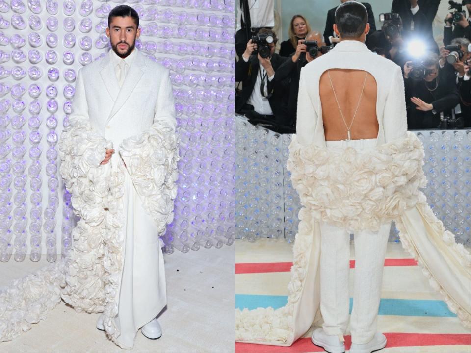 Bad Bunny attends the 2023 Met Gala in New York City.