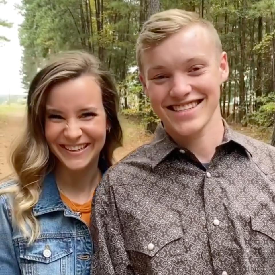 <p>Justin went public with girlfriend <strong>Claire</strong> in September 2020. The two got engaged the following November and on Feb. 26, 2021, <a href="https://www.eonline.com/news/1242593/counting-ons-justin-duggar-and-claire-spivey-are-married-5-months-after-announcing-courtship" rel="nofollow noopener" target="_blank" data-ylk="slk:they married;elm:context_link;itc:0;sec:content-canvas" class="link ">they married</a>.</p>