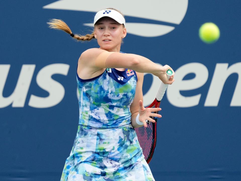 Elena Rybakina at the 2023 US Open.