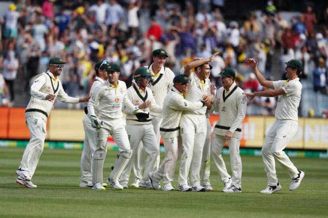 Australia celebrate