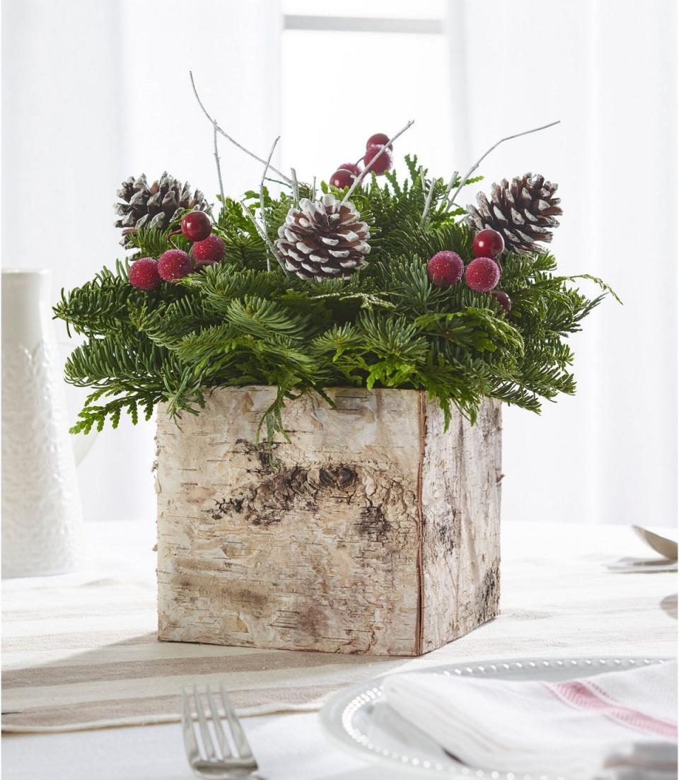 Birch Box Centerpiece