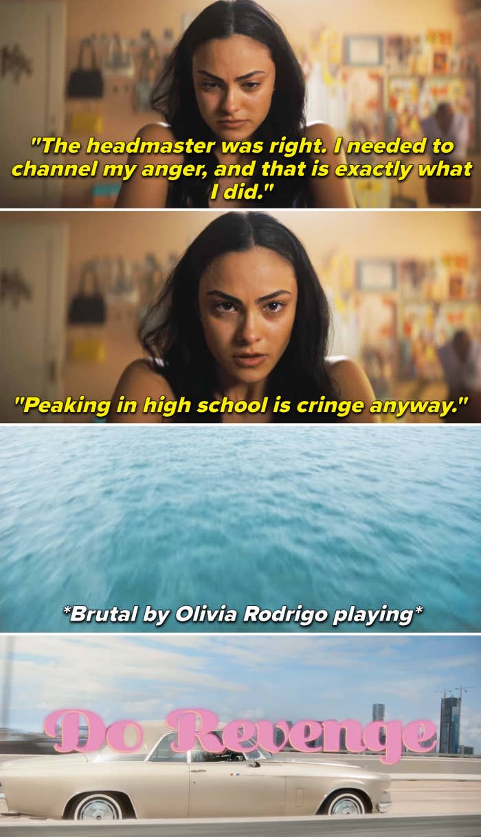 "brutal" by Olivia Rodrigo in "Do Revenge"