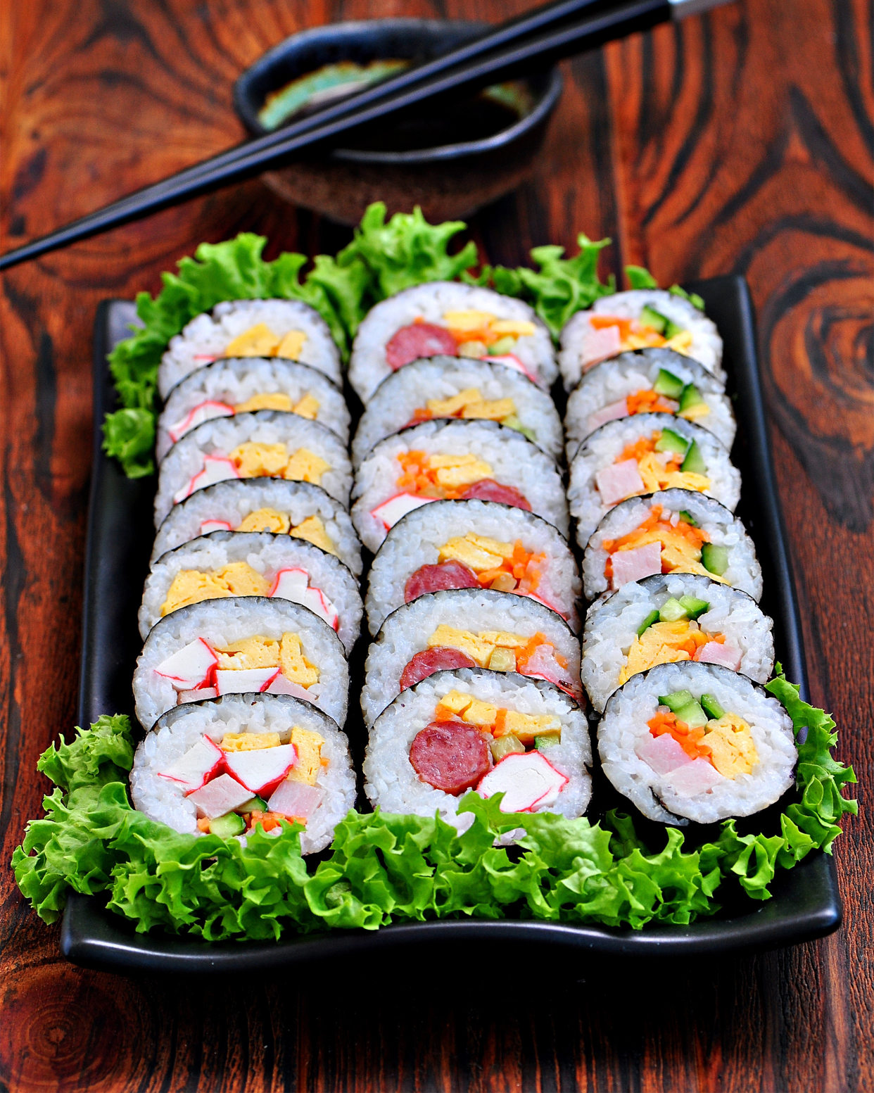hot dog sushi roll