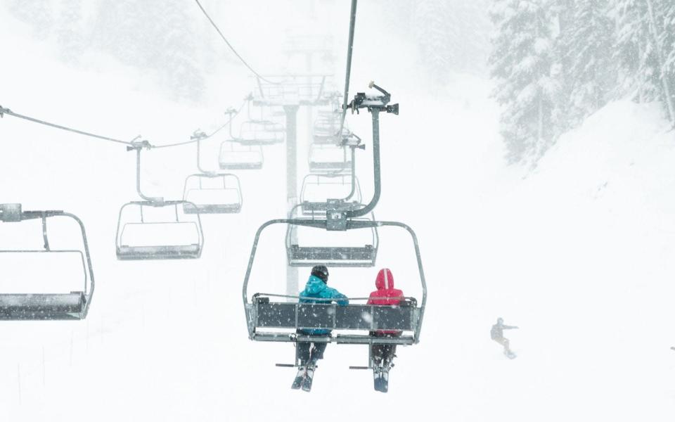 Lots of rain down below has meant plenty of snow up top for Whistler