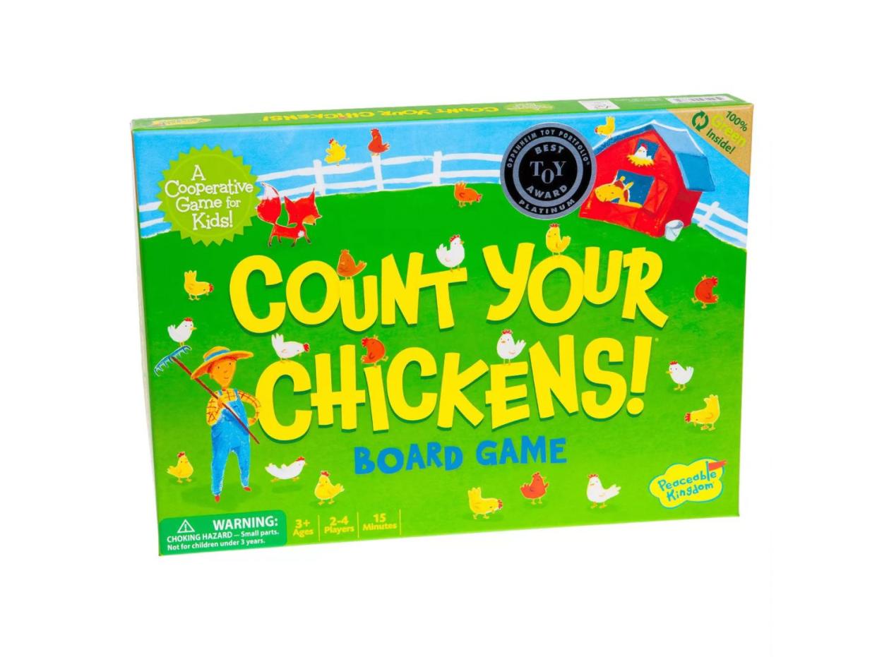 Peaceable Kingdom ‘Count Your Chickens!’ Board Game