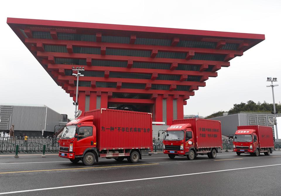 <p>File image: In 2019, a Chinese artist and a gay policeman launched an unusually high-profile public protest campaign in which bright-red trucks bearing slogans denouncing homosexual 