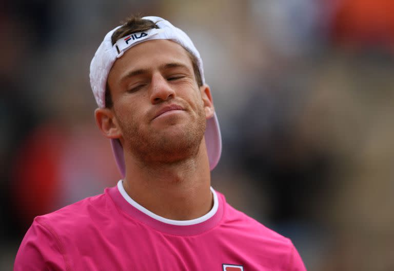 Diego Schwartzman está dos sets a cero abajo ante Novak Djokovic, en los 8vos de final de Roland Garros.