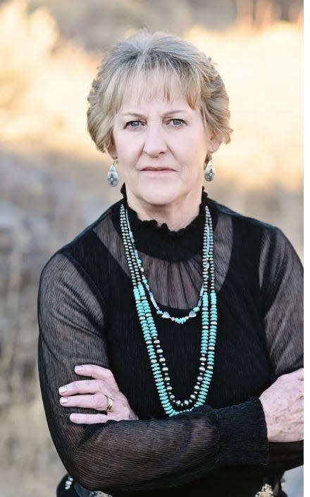 Sandy Hammack appears in a photo on a campaign website for her 2022 New Mexico legislative run in District 38.