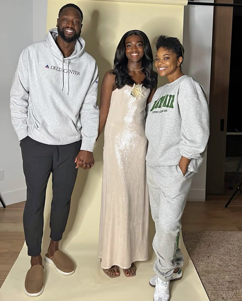 Zaya Wade, Dwyane Wade, Gabrielle Union, Instagram