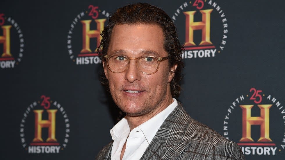 Matthew McConaughey attends A+E Network's 