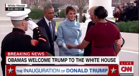 <span class="article-embeddable-caption">The Obama family meeting the Trump family at the White House</span><cite class="article-embeddable-attribution">Source: CNN</cite>