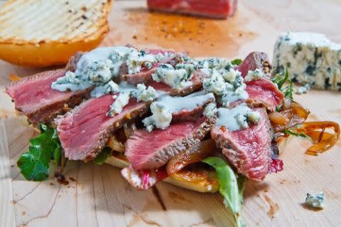 Black and Blue Steak Sandwich