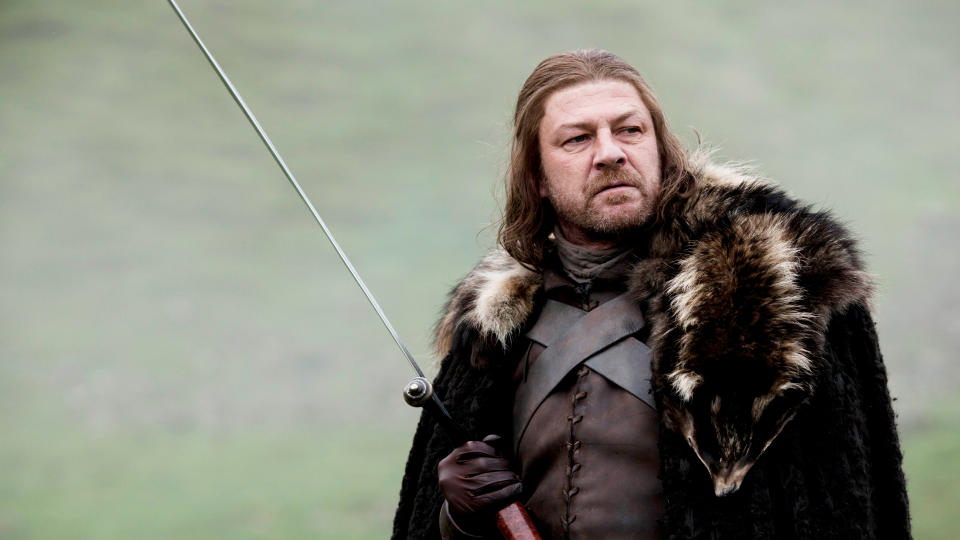 Sean Bean as Ned Stark in Game of Thrones