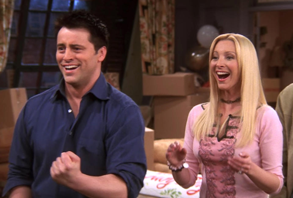 3. Why was Joey so excited about Ross and Rachel getting back together?