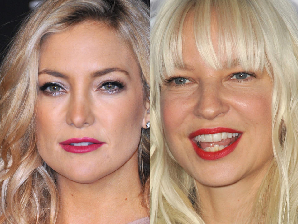 Kate Hudson (l.) und Sia wurden mit 