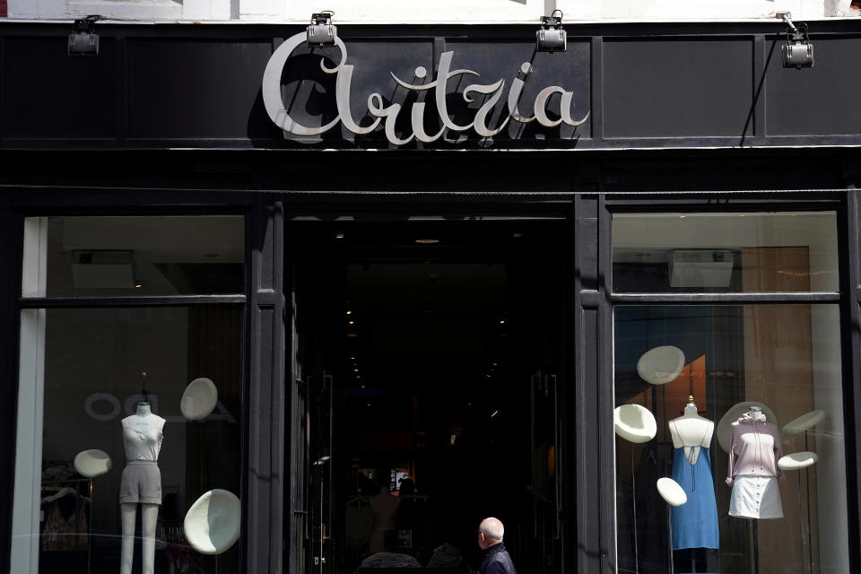 The Aritzia store where Meghan Markle shopped according to local media is pictured in Toronto, Ontario, Canada, May 11, 2018.  REUTERS/Carlo Allegri