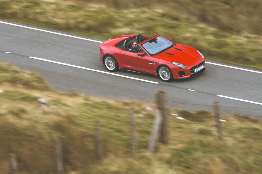 <p>Sporty Jaguars are going out of fashion (and production), but everyone would love one of these turning up outside. An F-Type will put a big smile on your face, plus the full-fat V8 is the most fun of all. However, timing chains can jump due to tensioner and guide failure.</p><p><strong>One we found: </strong>2018 5.0 V8 S, 50,000 miles, £27,999</p>