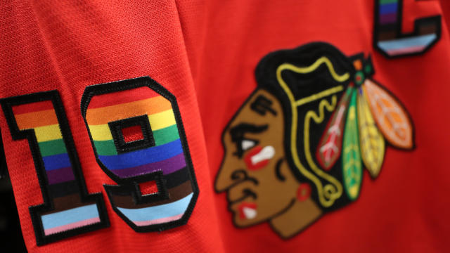 Blackhawks won't wear Pride warmups over security concerns - ESPN