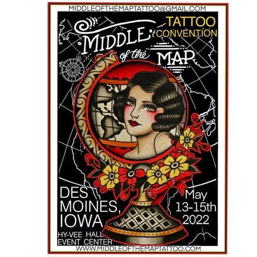 Middle of the Map Tattoo Convention heads to Des Moines this weekend.