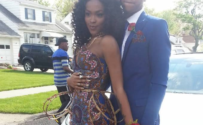 What happened after a teacher told this high schooler an African print dress was tacky for prom