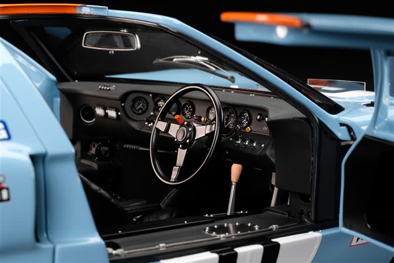 1969年福特GT40利曼耐久賽冠軍模型車。（圖／翻攝Amalgam Collection網站）