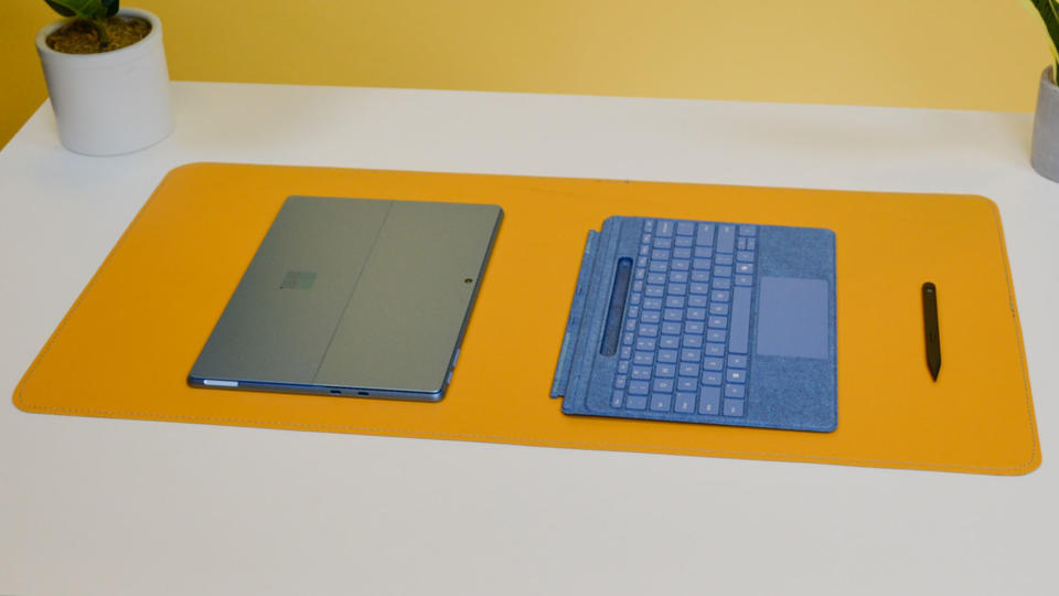 A Microsoft Surface Pro 11 on a desk