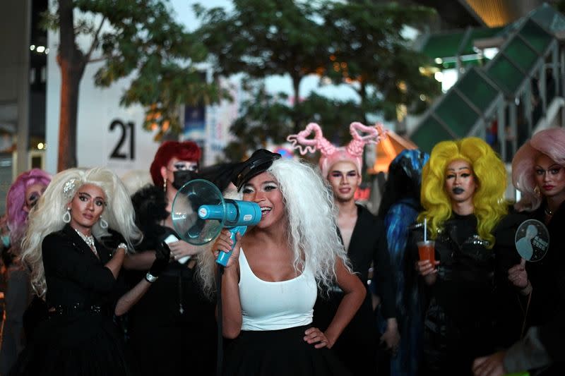 The Wider Image: Meet the Thai "Drag Race" star marching for democracy and equality