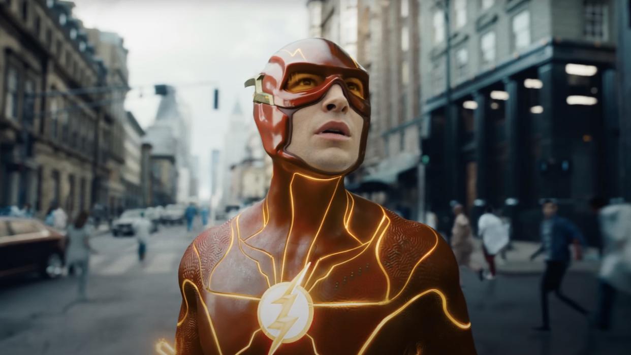  Ezra Miller as The Flash in his own DC movie 