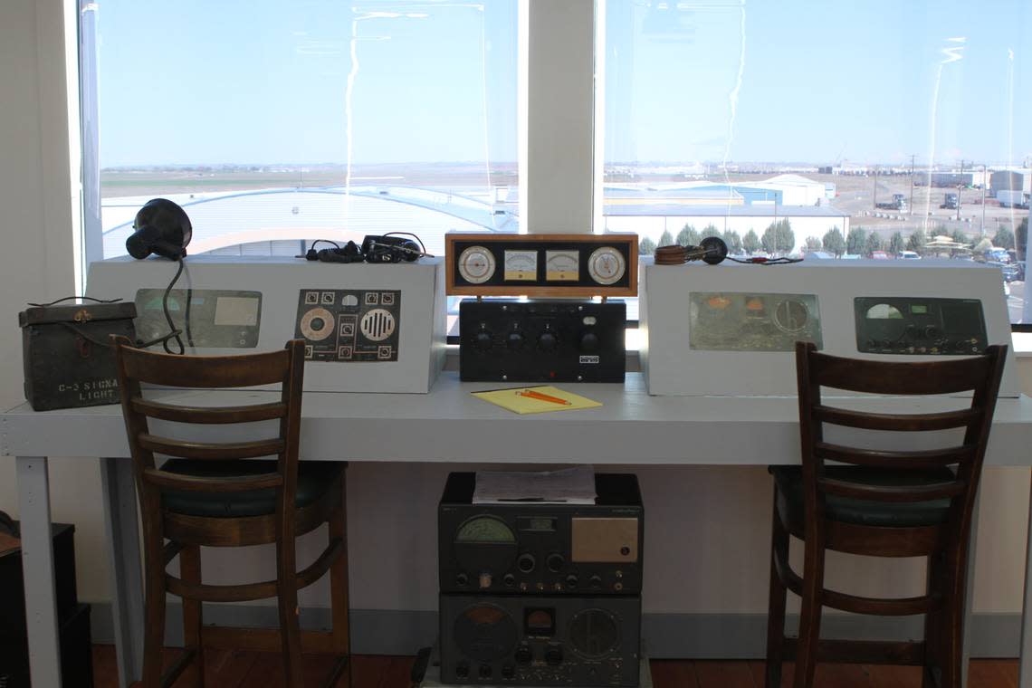 The World War II control tower for the Naval Air Station has been turned into the Pasco Aviation Museum.