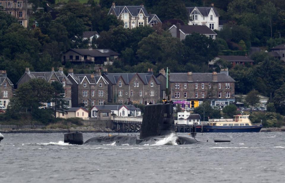 The Royal Navy has been using nuclear-powered submarines for decades (Andrew Milligan/PA) (PA Archive)