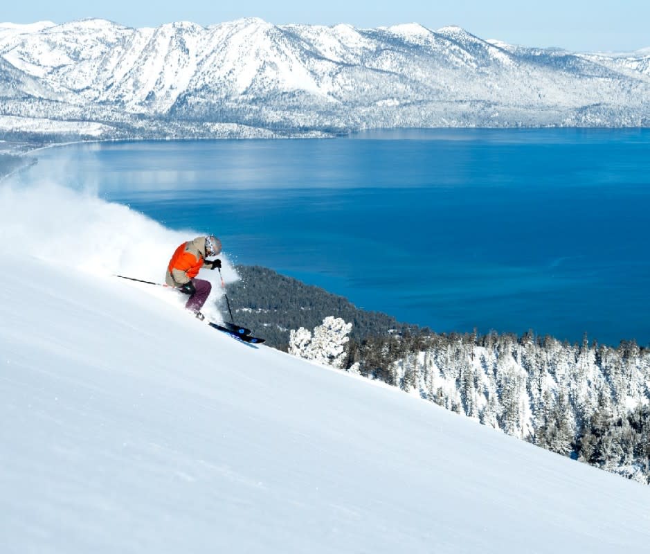 Straddling the California-Nevada border, Heavenly Mountain Resort is Lake Tahoe's highest ski hill, topping 10,000 feet. <p>Rachid Dahnoun/Lake Tahoe Visitors Authority</p>