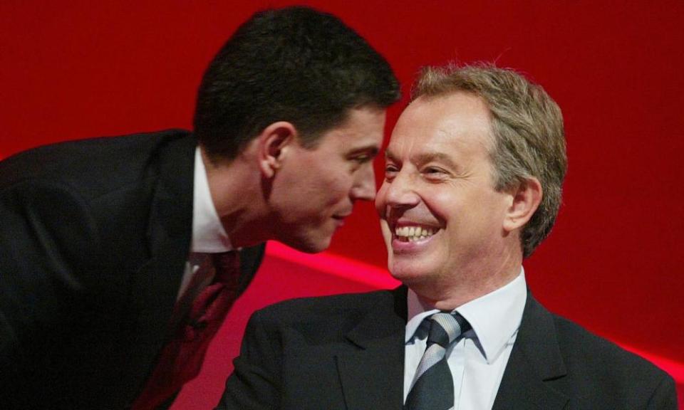 With Tony Blair at the Labour Party Conference in 2005