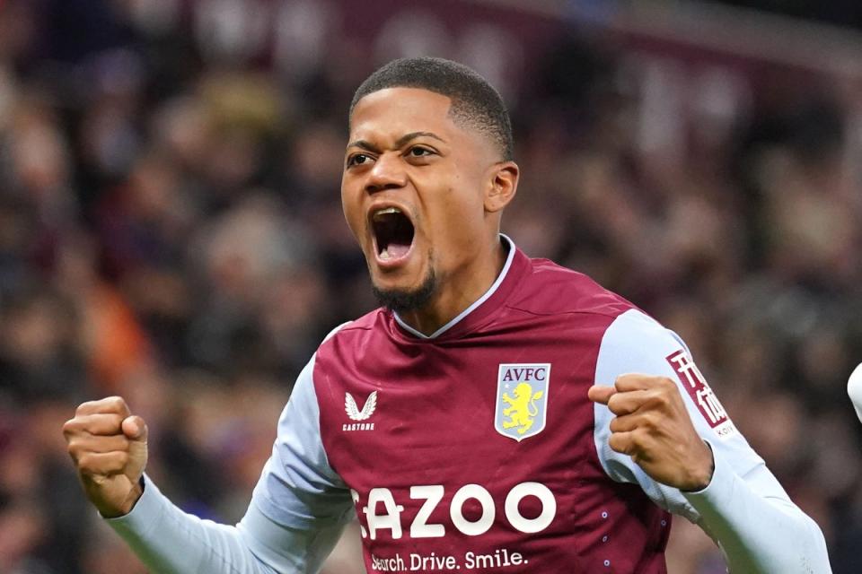 Leon Bailey set Aston Villa on their way to victory (Tim Goode/PA) (PA Wire)