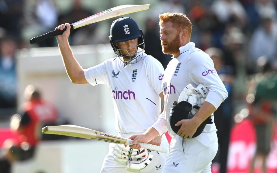 Joe Root and Jonny Bairstow constructed their partnership perfectly - GETTY IMAGES