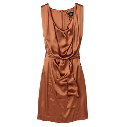 Rust Dress by Vivienne Westwood: Jewelled Colour Party Dresses Fashion Trend