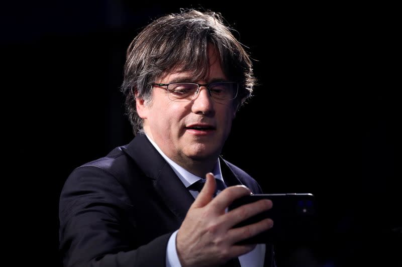 Parliamentary vote on Catalan MEPs Comin, Puigdemont and Ponsati in Brussels