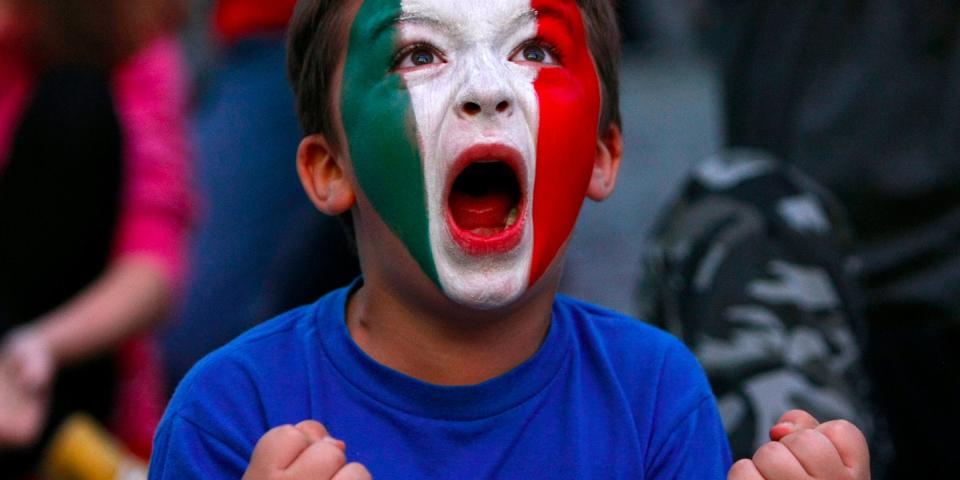 italy fan soccer